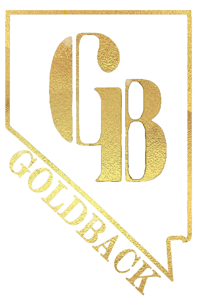 gold back logo